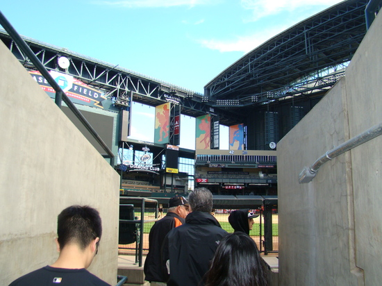 52 - Chase Field walkway to dugout suite.JPG